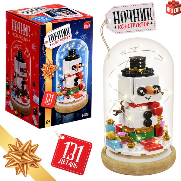 Конструктор Unicon Снеговик / 10440231