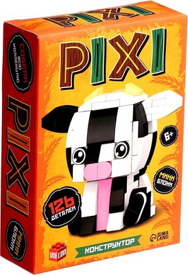 Микроконструктор Unicon Pixi. Коровка 1011A-6 / 10114286 - фото