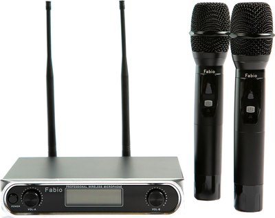 Радиосистема микрофонная Fabio J10 BK - фото