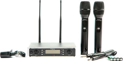 Радиосистема микрофонная Fabio J8 BK - фото