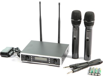 Радиосистема микрофонная Fabio J8 BK
