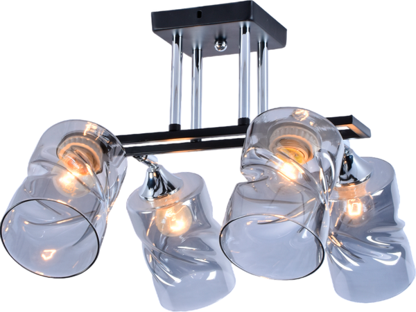 Спот Mirastyle MH-1236C/4 BK+CR - фото