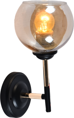 Бра Mirastyle MH-5080/1 BK+FGD - фото