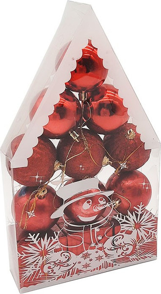 Набор елочных игрушек MONAMI Новогодний Микс / RED23-160 - фото