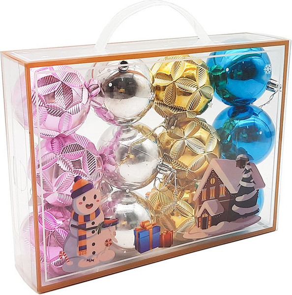 Набор шаров новогодних MONAMI Новогодний Микс / ST23-6061 - фото