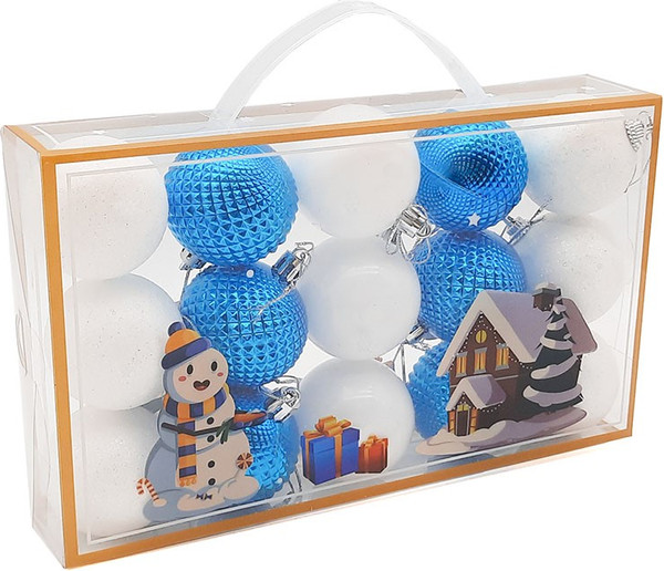 Набор шаров новогодних MONAMI Новогодний Микс / ST23-6131 - фото