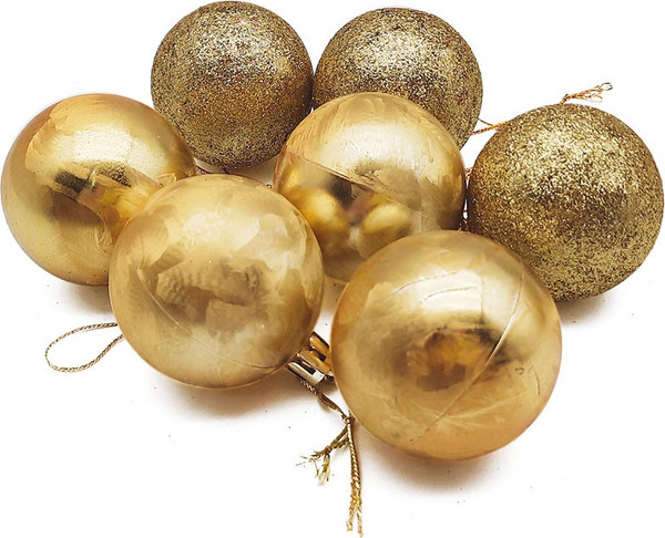Набор шаров новогодних MONAMI Новогодний Микс / GOLD23-016