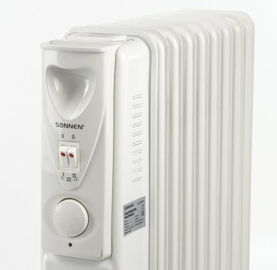 Масляный радиатор Sonnen DFS-09 / 453499 (белый)