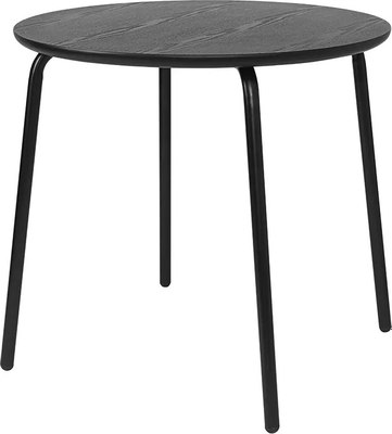 Обеденный стол Bergenson Bjorn Round / BB0000838 (черный) - фото