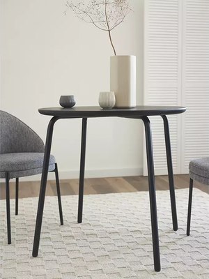 Обеденный стол Bergenson Bjorn Round / BB0000838 (черный)