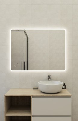 Зеркало Cersanit Eclipse Fusion 75x100 / 64814 (с подсветкой)