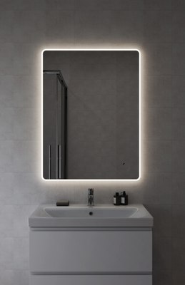 Зеркало Cersanit Eclipse Fusion 75x100 / 64814 (с подсветкой)