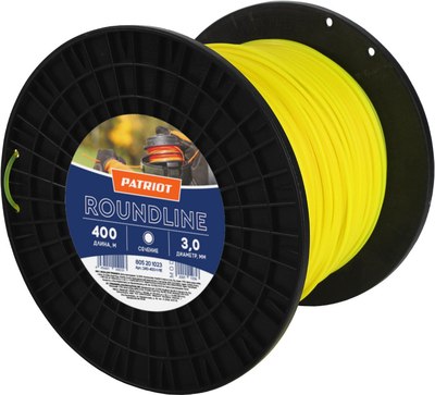 Леска для триммера PATRIOT Roundline D 3.0мм L 400м