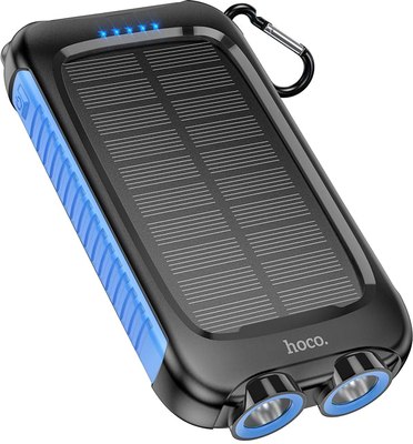 Портативное зарядное устройство Hoco DB51 на солнечной батарее 8000mAh - фото