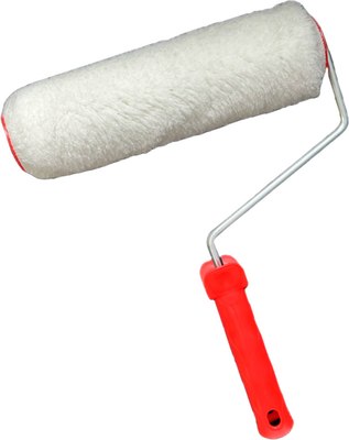 Валик малярный Beorol Стандарт Дисперсия 25cм d8мм с рукояткой / 4815930000978 - фото