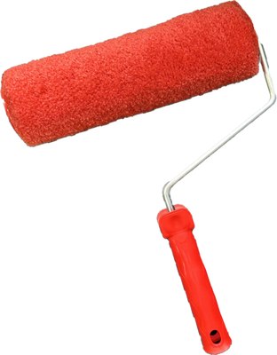 Валик малярный Beorol Эксперт Дисперсия Полугрубая стена 25cм d8мм с рукояткой - фото