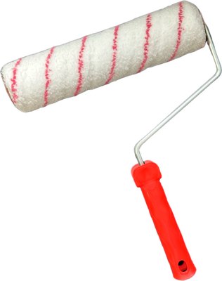 Валик малярный Beorol Эксперт Лак водный 25cм d8мм с рукояткой / 4815930001012 - фото