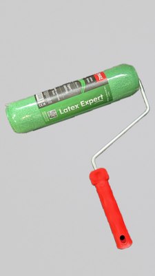 Валик малярный Beorol Эксперт Латекс 25cм d8мм с рукояткой / 4815930000947