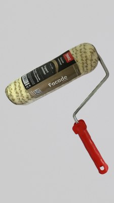 Валик малярный Beorol Эксперт Фасад 25cм d8мм с рукояткой / 4815930000954