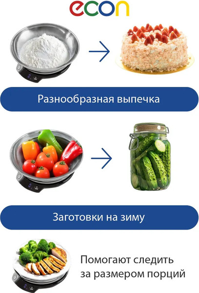 Кухонные весы Econ ECO-BS130K