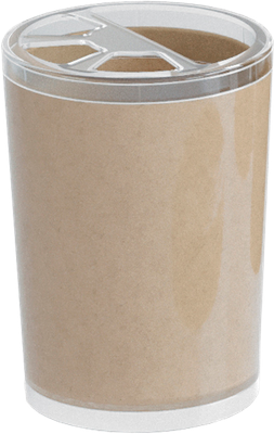 Стакан для зубной щетки и пасты Berossi Art Deco / АС 73487000 - фото