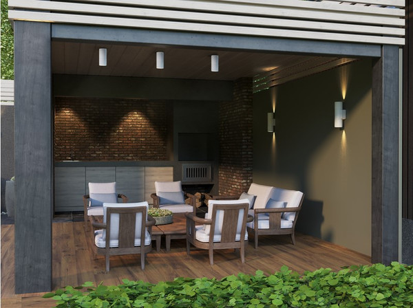 Светильник уличный IEK LT-UPU0-5222-GU10-1-K01