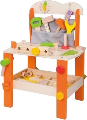 Верстак-стол игрушечный Classic World Набор столяра CW36460 - фото