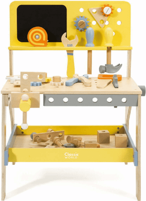 Верстак-стол игрушечный Classic World Набор столяра CW20176 - фото