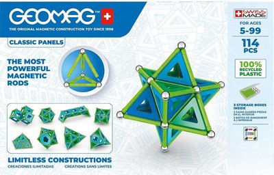 Конструктор магнитный Geomag Классик пластины GM473