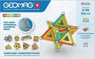 Конструктор магнитный Geomag Многоцвет GM382