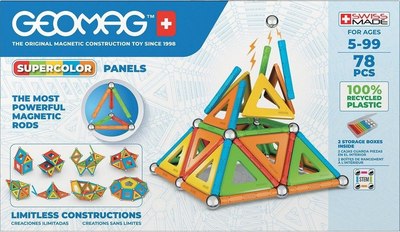 Конструктор магнитный Geomag Многоцвет пластины GM379