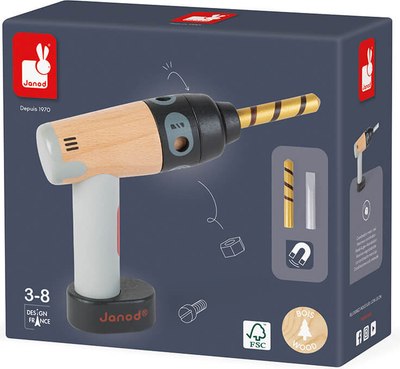 Дрель игрушечная Janod Brico'Kids J06474