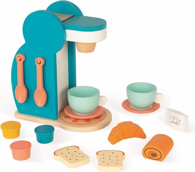 Кофемашина игрушечная Janod Хороший завтрак с кофеваркой J06599