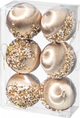 Набор шаров новогодних Elan Gallery Жемчужная россыпь / 970117