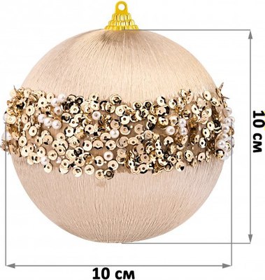 Набор шаров новогодних Elan Gallery Жемчужная россыпь / 970117