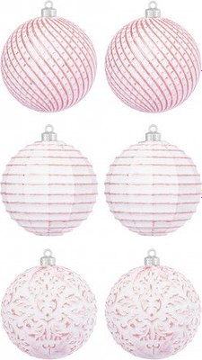 Набор шаров новогодних Elan Gallery Винтаж С эффектом старины / 970128 - фото