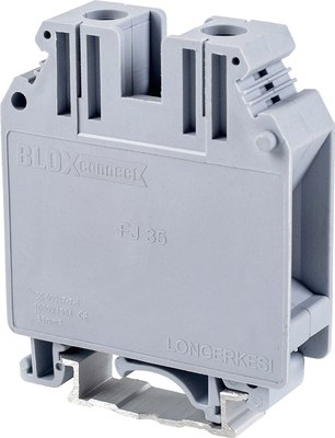 Клемма BLOX Проходная FJ35NH GY/15х50х62мм / BX336085 - фото
