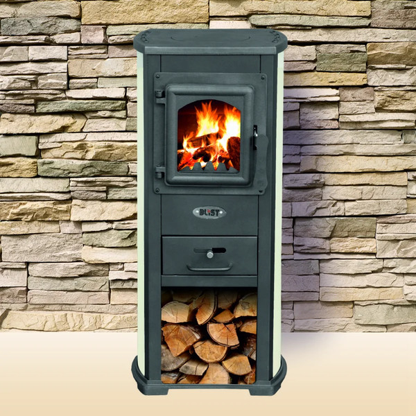 Печь-камин Blist Berna Lux (бежевый)