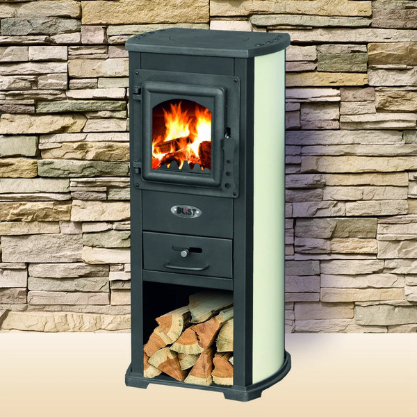 Печь-камин Blist Berna Lux (бежевый)