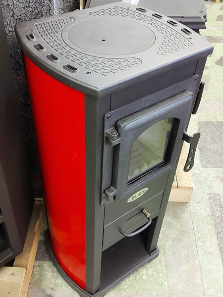 Печь-камин Blist Berna Lux (красный)