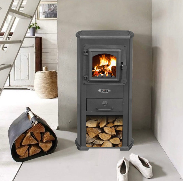 Печь-камин Blist Berna Lux (серый)