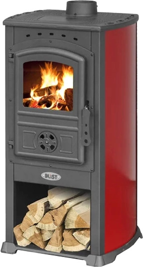 Печь отопительно-варочная Blist Modena (красный) - фото