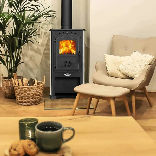 Печь отопительно-варочная Blist Modena (красный)