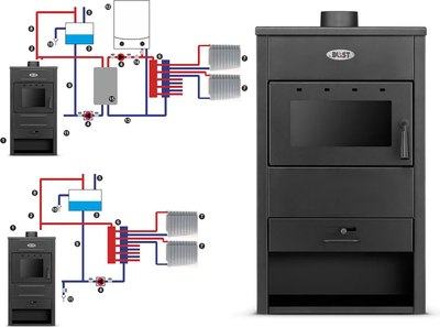 Печь-камин Blist Padova E