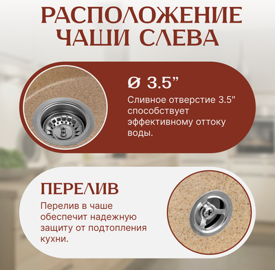 Мойка кухонная Saniteco Pura