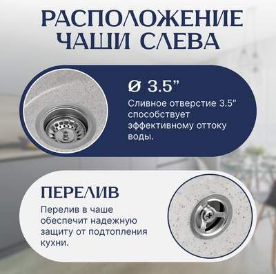 Мойка кухонная Saniteco Pura