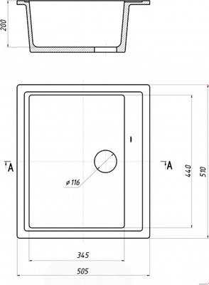 Мойка кухонная Saniteco Terra