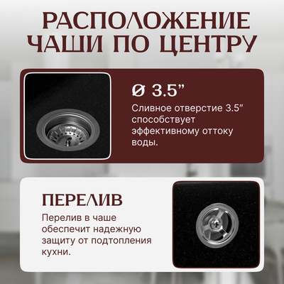 Мойка кухонная Saniteco Mare