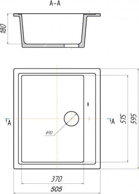 Мойка кухонная Saniteco Mare