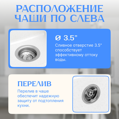 Мойка кухонная Saniteco Rosa